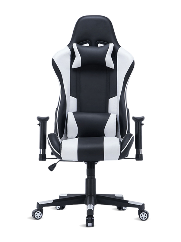 Sedia reclinabile da gioco per giocatori RGB con braccioli 2D con logo ricamato personalizzato 