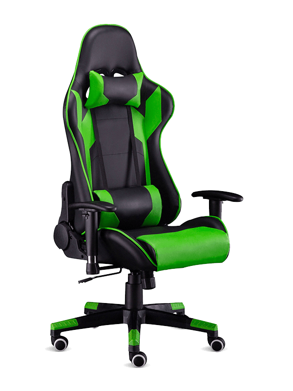 Sedia da gioco blu in pelle da corsa in PVC PU di produzione professionale in Cina 