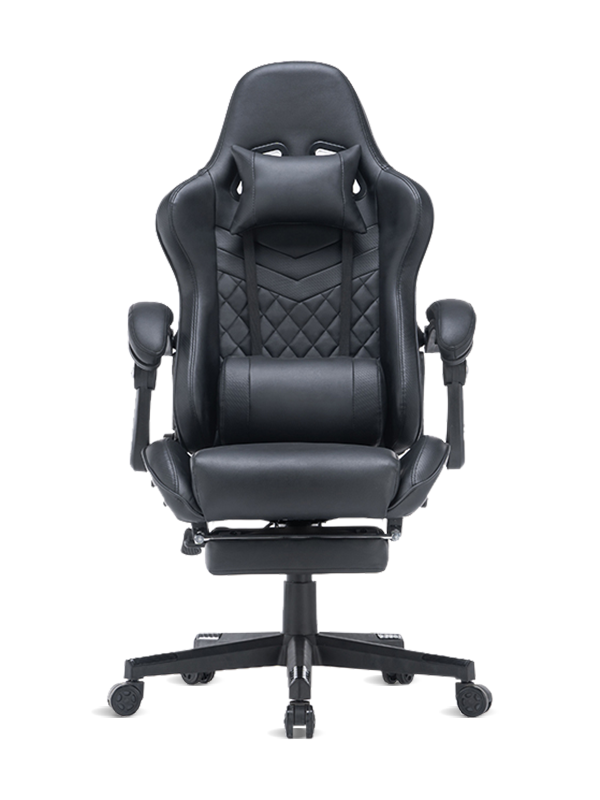 Sedia da gioco ergonomica con resistenza all'inclinazione 180 per vendita diretta in fabbrica con poggiapiedi 