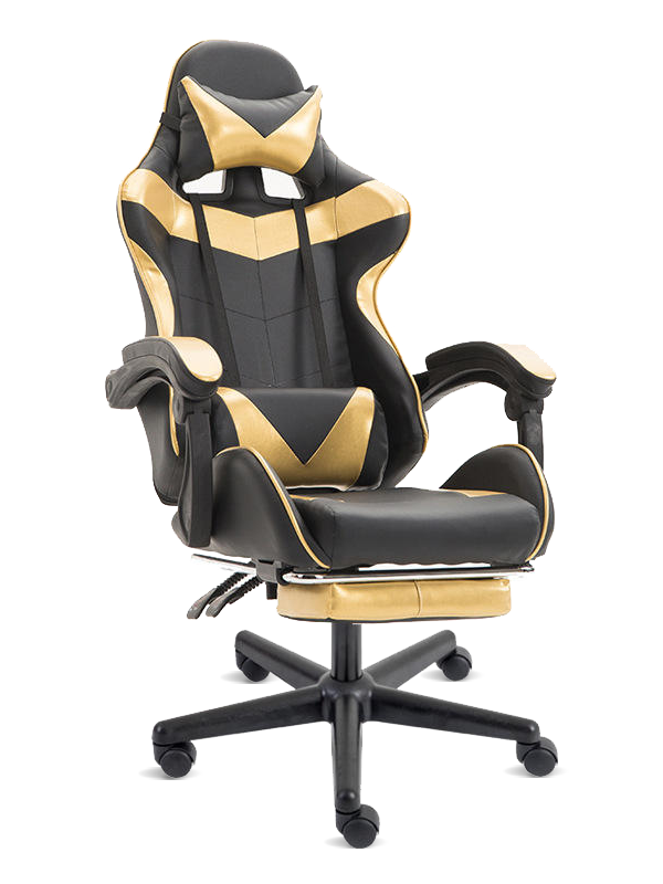 Sedia da gioco per PC reclinabile reclinabile girevole in pelle stile ergonomico 2D con braccioli 2D a buon mercato all'ingrosso 