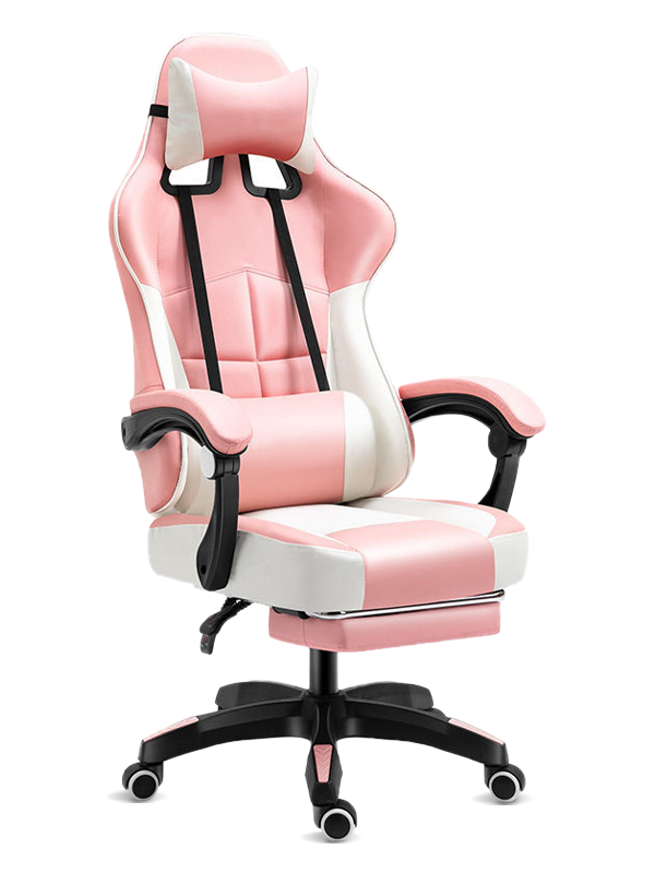 Produttore di sedie da gioco per ufficio Anji di alta qualità Sedia da gioco ergonomica girevole con poggiapiedi 