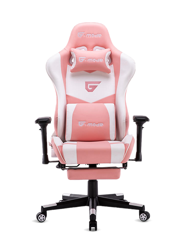Sedia da gaming esecutiva da ufficio in pelle rosa ondulata HS803-1 